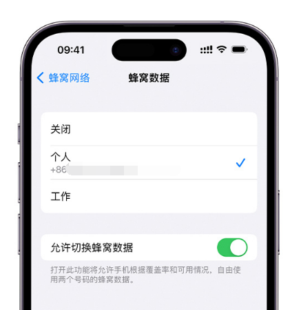 朔州苹果维修服务分享如何在iPhone上使用双卡 